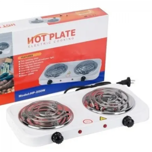 ESTUFA ELECTRICA DE MESA 2 HORNILLA (6 UND X CAJA)